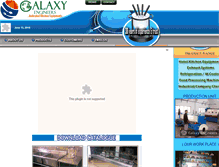 Tablet Screenshot of galaxykitchenequipments.com